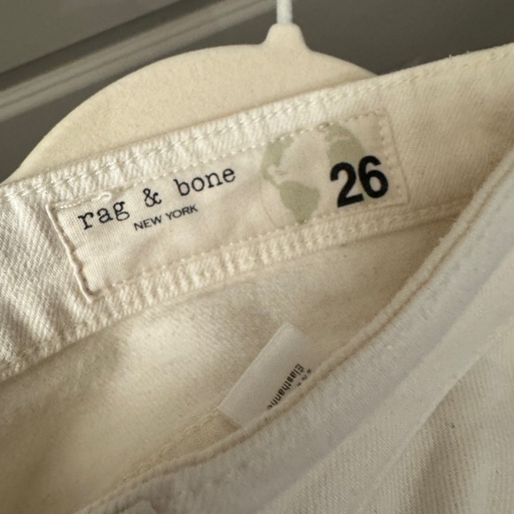 Rag & Bone Nina High Rise Ankle Cigarette Jeans, Ecru - Picture 12 of 14